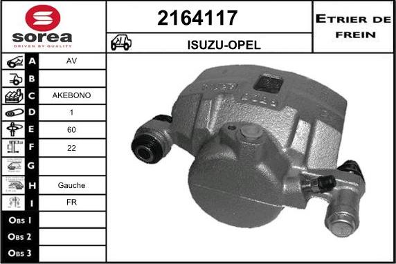 EAI 2164117 - Brake Caliper autospares.lv