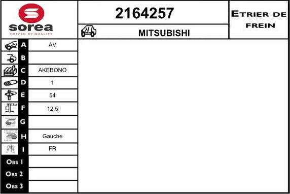 EAI 2164257 - Brake Caliper autospares.lv