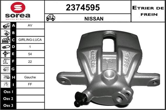 EAI 2374595 - Brake Caliper autospares.lv