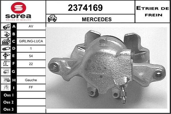 EAI 2374169 - Brake Caliper autospares.lv