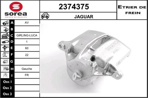 EAI 2374375 - Brake Caliper autospares.lv