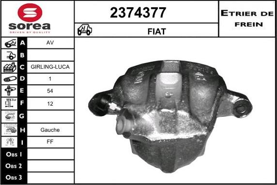 EAI 2374377 - Brake Caliper autospares.lv