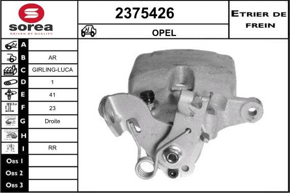 EAI 2375426 - Brake Caliper autospares.lv