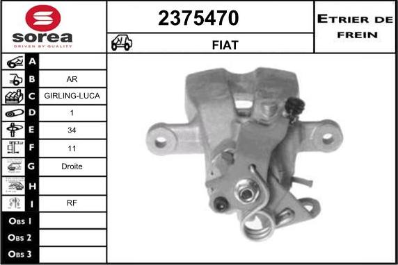 EAI 2375470 - Brake Caliper autospares.lv