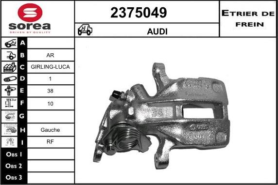 EAI 2375049 - Brake Caliper autospares.lv