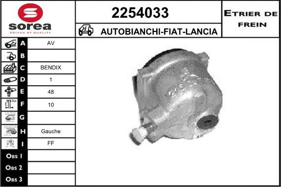 EAI 2254033 - Brake Caliper autospares.lv