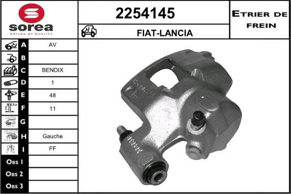 EAI 2254145 - Brake Caliper autospares.lv