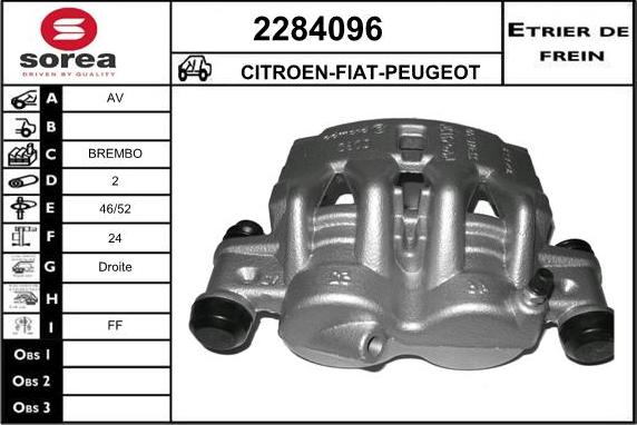 EAI 2284096 - Brake Caliper autospares.lv