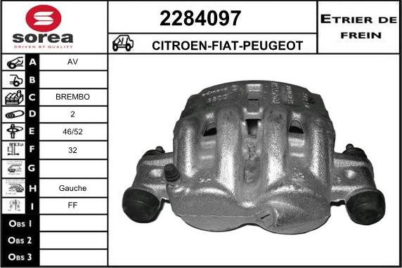 EAI 2284097 - Brake Caliper autospares.lv