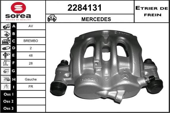 EAI 2284131 - Brake Caliper autospares.lv