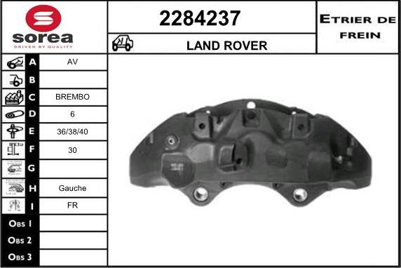 EAI 2284237 - Brake Caliper autospares.lv