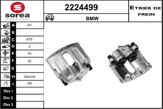 EAI 2224499 - Brake Caliper autospares.lv