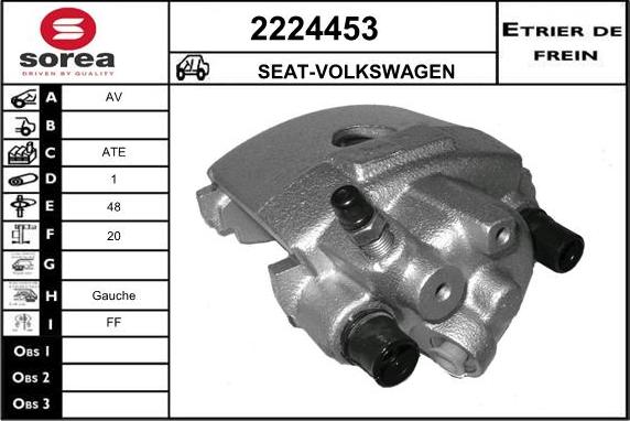 EAI 2224453 - Brake Caliper autospares.lv