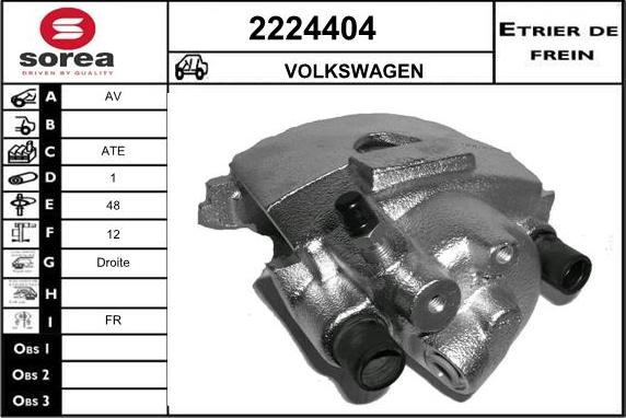 EAI 2224404 - Brake Caliper autospares.lv