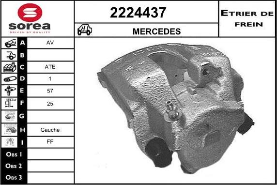 EAI 2224437 - Brake Caliper autospares.lv