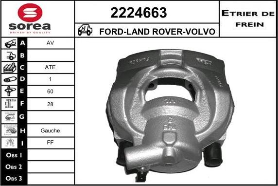 EAI 2224663 - Brake Caliper autospares.lv