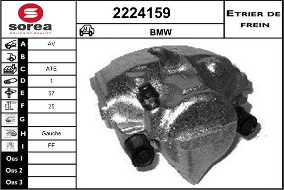 EAI 2224159 - Brake Caliper autospares.lv