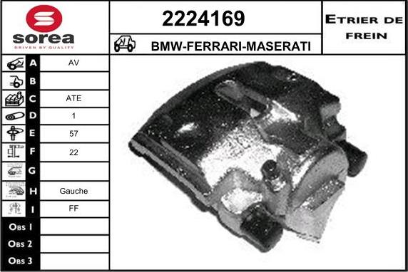 EAI 2224169 - Brake Caliper autospares.lv