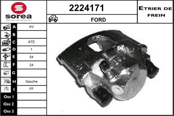 EAI 2224171 - Brake Caliper autospares.lv