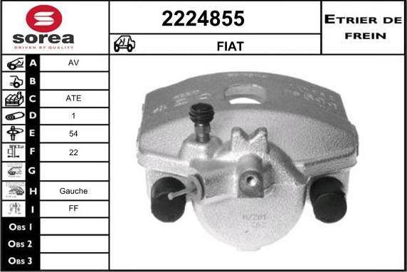 EAI 2224855 - Brake Caliper autospares.lv