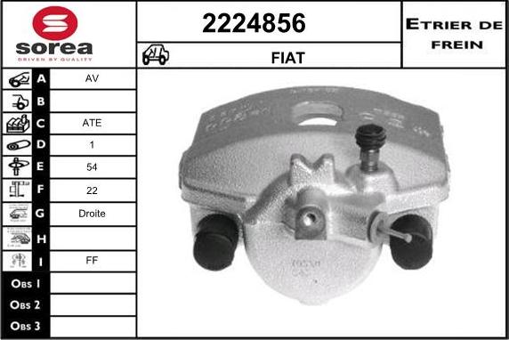 EAI 2224856 - Brake Caliper autospares.lv