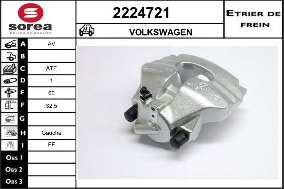 EAI 2224721 - Brake Caliper autospares.lv