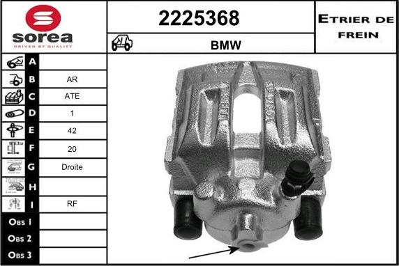 EAI 2225368 - Brake Caliper autospares.lv