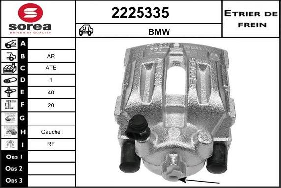 EAI 2225335 - Brake Caliper autospares.lv