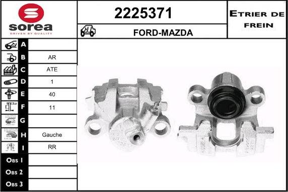 EAI 2225371 - Brake Caliper autospares.lv