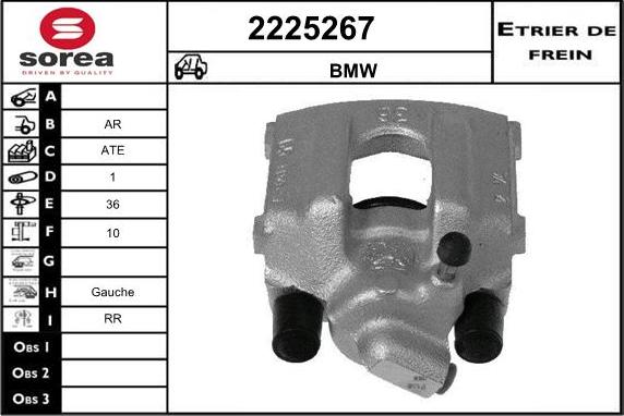 EAI 2225267 - Brake Caliper autospares.lv