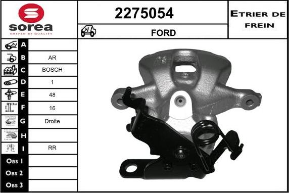 EAI 2275054 - Brake Caliper autospares.lv