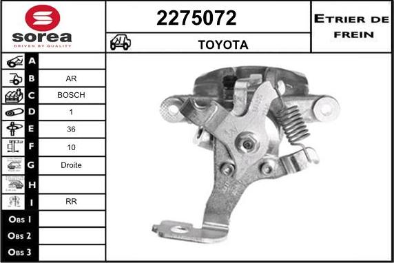 EAI 2275072 - Brake Caliper autospares.lv