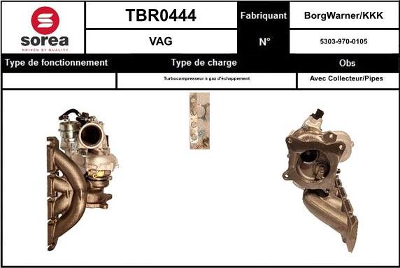 EAI TBR0444 - Charger, charging system autospares.lv