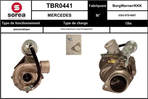 EAI TBR0441 - Charger, charging system autospares.lv