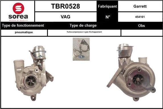 EAI TBR0528 - Charger, charging system autospares.lv