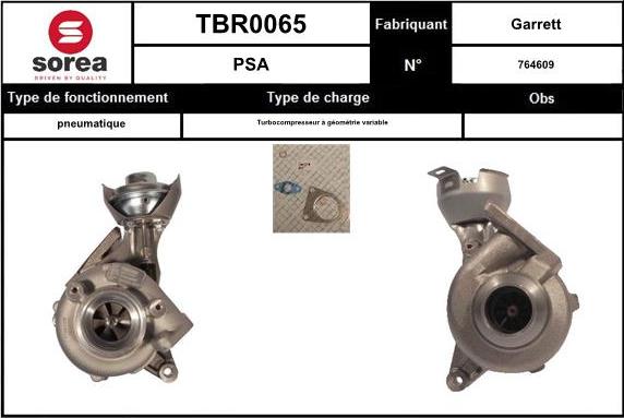 EAI TBR0065 - Charger, charging system autospares.lv