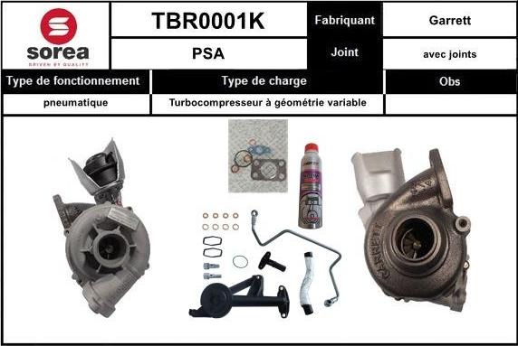 EAI TBR0001K - Charger, charging system autospares.lv