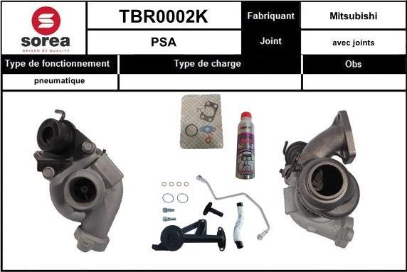 EAI TBR0002K - Charger, charging system autospares.lv