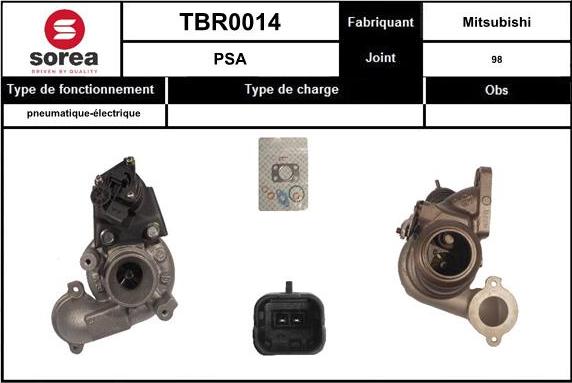 EAI TBR0014 - Charger, charging system autospares.lv