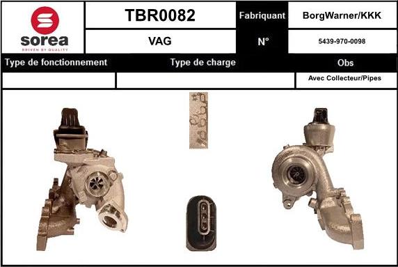 EAI TBR0082 - Charger, charging system autospares.lv