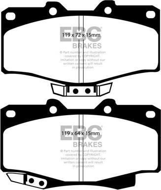 BENDIX 572140 - Brake Pad Set, disc brake autospares.lv