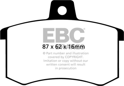 JP Group 1163705819 - Brake Pad Set, disc brake autospares.lv