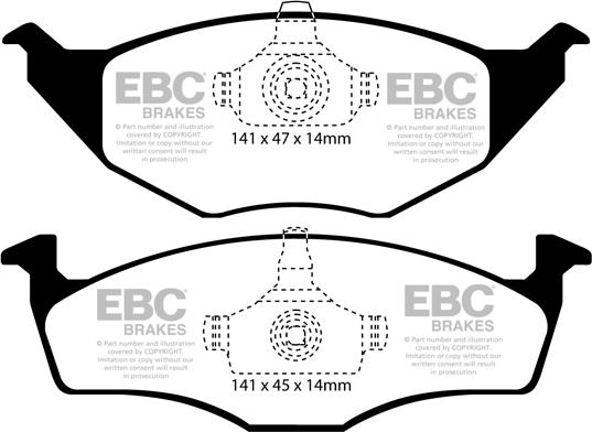 DJ Parts BP2660 - Brake Pad Set, disc brake autospares.lv