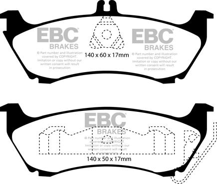 Roadhouse D875ES7750 - Brake Pad Set, disc brake autospares.lv