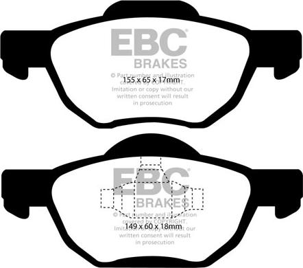 NK 1501222636 - Brake Pad Set, disc brake autospares.lv