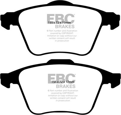 Lucas Electrical 6115762 - Brake Pad Set, disc brake autospares.lv