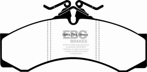 WXQP 141195 - Brake Pad Set, disc brake autospares.lv