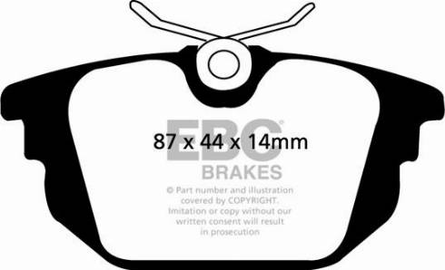 Valeo 551 040 - Brake Pad Set, disc brake autospares.lv