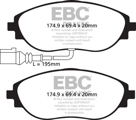 Klaxcar France 24285z - Brake Pad Set, disc brake autospares.lv