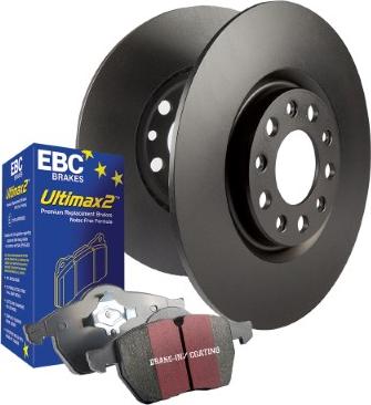 EBC Brakes PD40K553 - High Performance Brake Kit autospares.lv